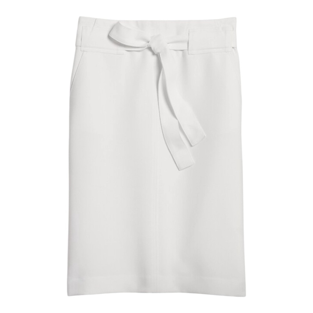 Banana Republic White Pencil Skirt Size 16 - Picture 2 of 6